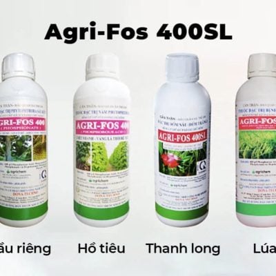 AGRI-FOS 400SL - Thuốc Đặc Trị Bệnh Nứt Thân, Xì Mủ, Lở Cổ Rễ, Thối Quả 5 Bo 4 chai